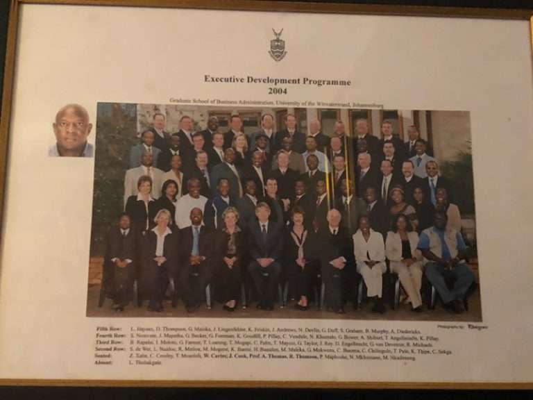 Adv. Letsepe Thubakgale, Making the Market Work & Executive Development Programme, 2003-2004